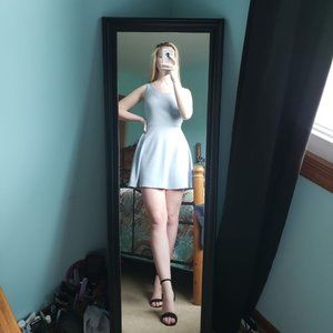 Forever 21 Baby Blue Fit and Flare Dress